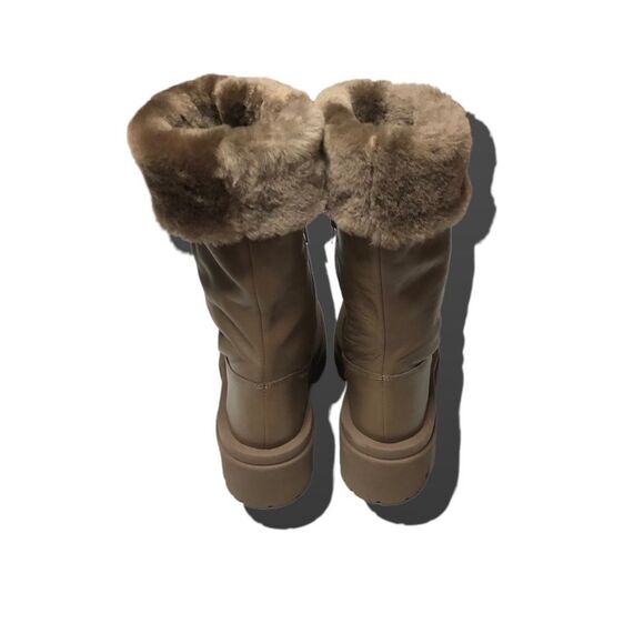 Free People x Equitaire Charlee Mid Shearling Fur Boots $348 - Picture 4 of 14